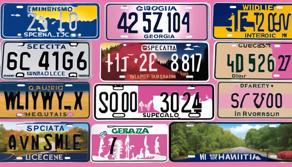 license plate customization charges